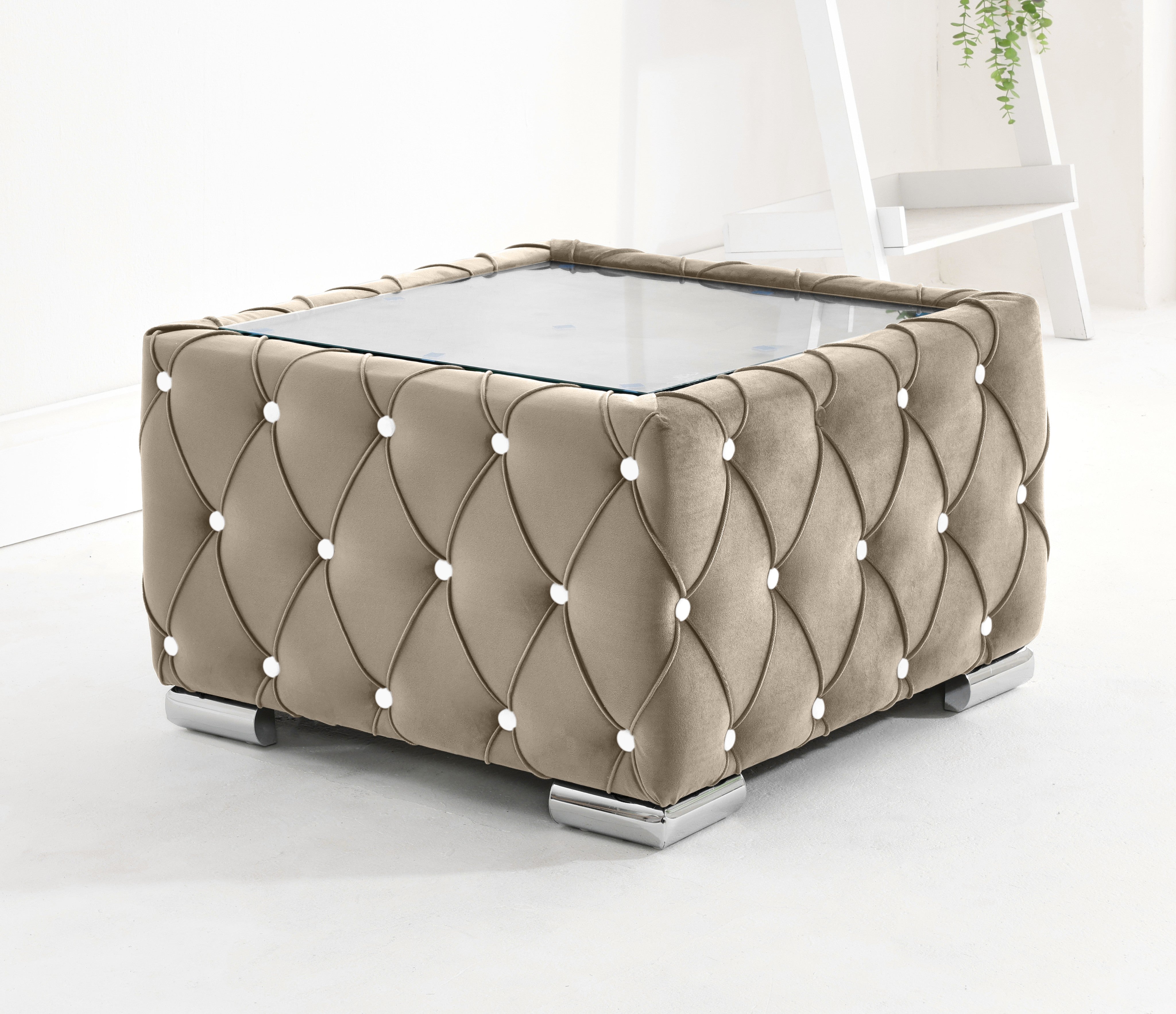 Verona Plush Corner Fullback + Extra Cushions + Diamonds