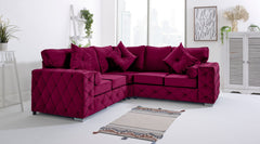 Milton Corner Fullback - 2c2 + Bolster / Buttoned Cushions