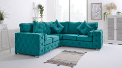 Milton Corner Fullback - 2c2 + Bolster / Buttoned Cushions