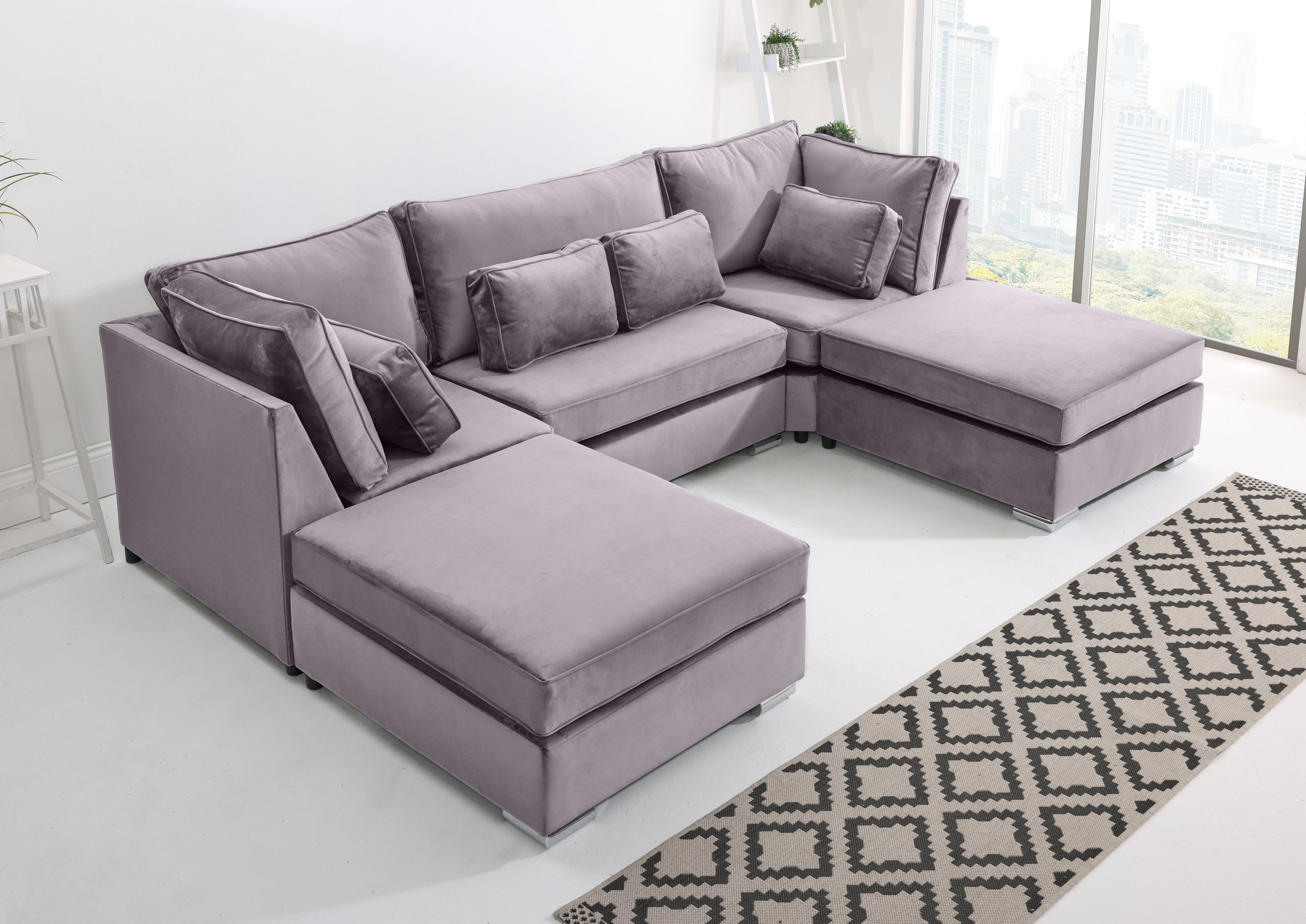 Lux U Shape Fullback + Extra Cushions