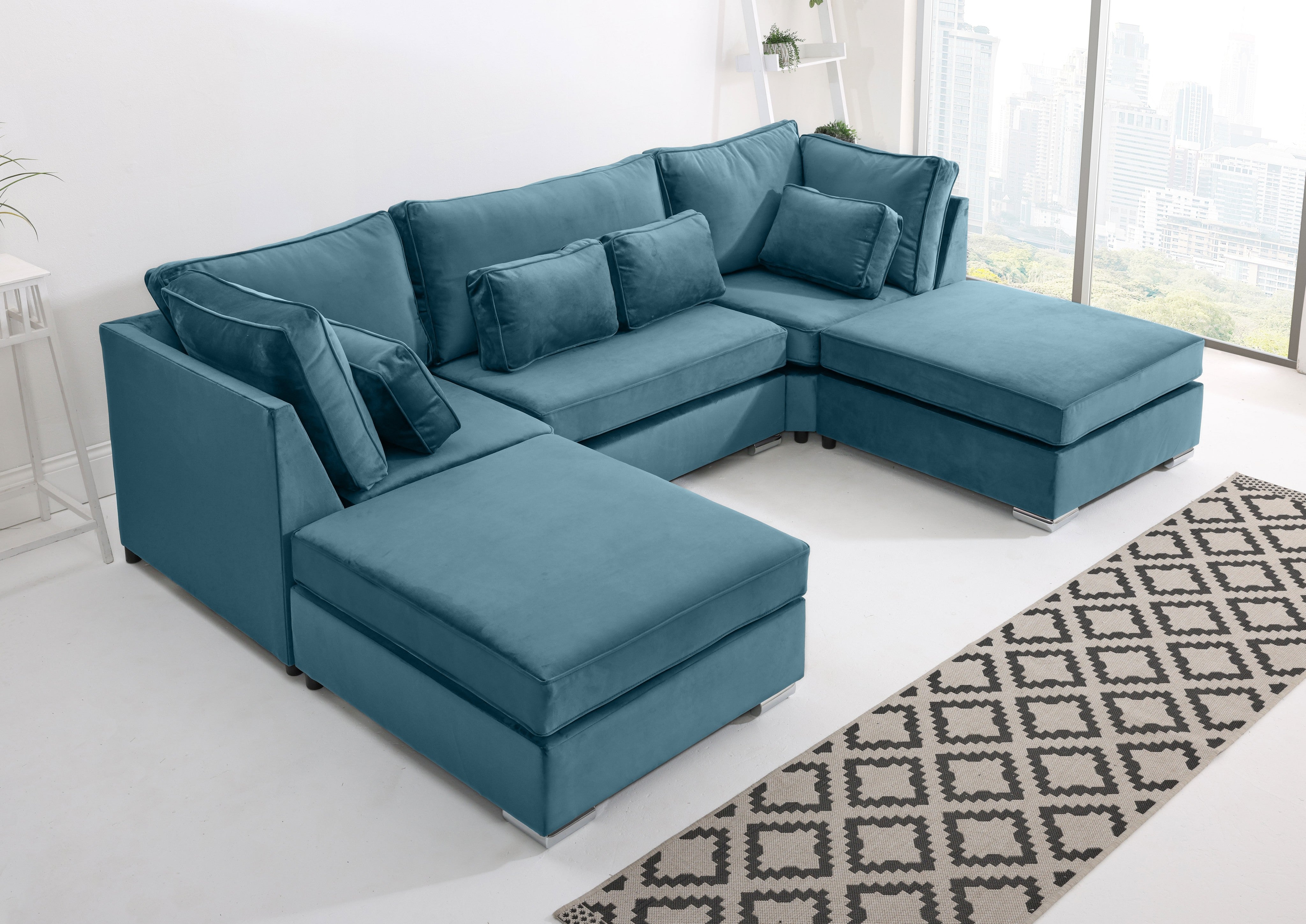 Lux U Shape Fullback + Extra Cushions