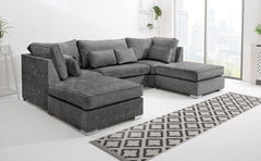 Lux Chenile U Shape Fullback + Extra Cushions